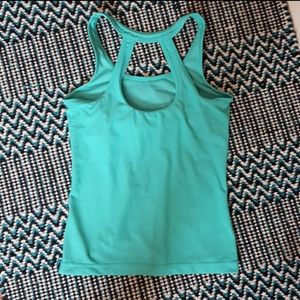 Mint color work out top